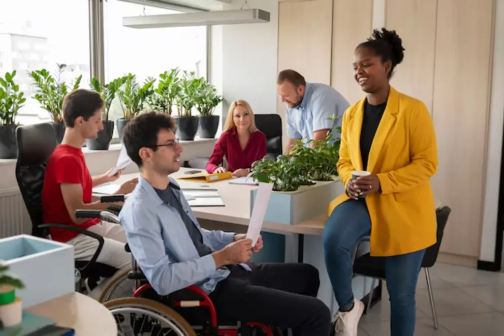 a imagem mostra um comitÊ de diversidade