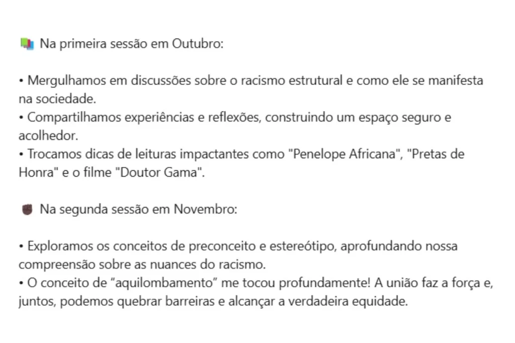 exemplo de programas de diversidade